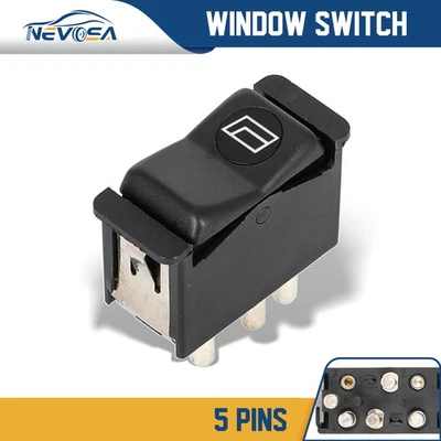 Interruptor de ventana eléctrica delantero derecho para Mercedes Benz 380SL 560SL 0008208310 Foto 1 de 4