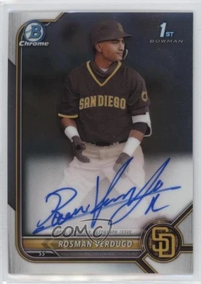 2022 Bowman Chrome Prospect Auto Rosman Verdugo #CPA-RV - Image 1 of 3