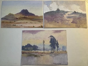 3 - Ken Burke Aquarelle signierte Gemälde - Szenen Australiens - Bild 1 von 5