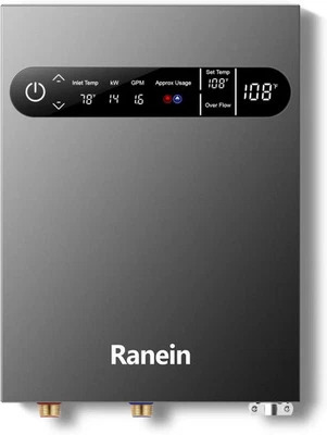 Ranein 14Kw Tankless Electric Water Heater,On Demand Instant Endless - Image 1 of 4