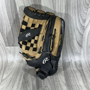 Rawlings RSB 14" Slow Pitch RHT Zero Shock Softball Glove Black/Tan SS14BR - Picture 1 of 6