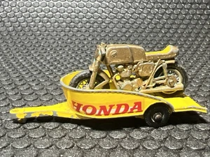Matchbox Lesney #38 Honda moto e rimorchio verde metallizzato originale vintage ref26 - Foto 1 di 4
