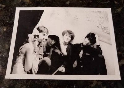 Blondie RARE 1977 Photo 3 1/2" x 5" w/Jimmy Desti Gary Valentine & Clem Burke EX - Image 1 of 4