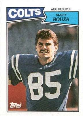 1987 Topps Matt Bouza #377 Indianapolis Colts - Image 1 of 2