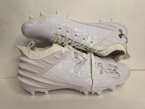 Tacchetto calcio taglia 8 uomo Under Armour sfocato scamosciato fumo 2.0 MC 3027978-101 Wht - Foto 1 di 8