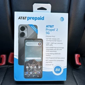 New AT&T Prepaid Propel 2 5G (64GB) - Odyssey Gray 6.6" HD+ / 90Hz-Sealed - Picture 1 of 2