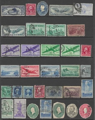 UNITED STATES USA Early Mint and Used Issues Selection 'US58'  (Dec 058) - Image 1 of 3