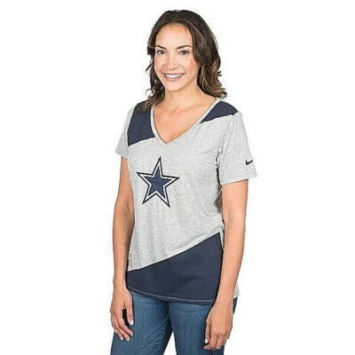 Dallas Cowboys NFL Ladies Dri-Blend Mid V-Neck ,  XL - Image 1 of 2