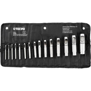 TECPO LOCHEISEN SATZ 15-TEILIG LOCHPFEIFEN LOCHSTANZE WERKZEUG SET LOCHSCHNEIDER - Bild 1 von 8