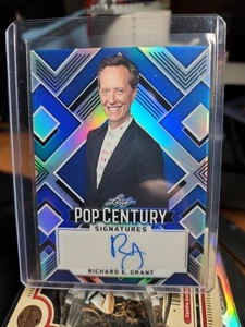 2022 Leaf Metal Pop Century * RICHARD E. GRANT AUTÓGRAFO AZUL AUTOMÁTICO /15 SWAZI - Imagen 1 de 2