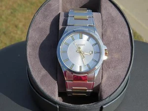 Citizen Men’s Two Tone Quartz Watch w/ Box (1112-S095654) - Brand New! - Picture 1 of 1