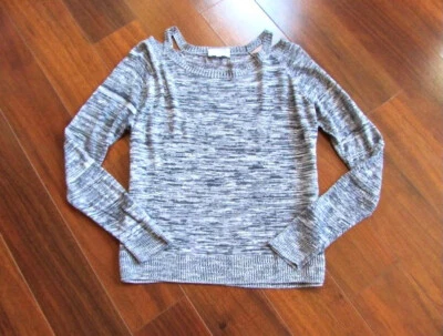 FEEL THE PIECE de Terre Jacobs ~ Talla XS/S ~ Suéter de Hombro CORTADO JASPEADO 79 Foto 1 de 4