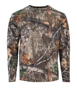 Habit Bear Cave Realtree Edge Large CVC Fabric Long Sleeve Shirt Hunting Camo - Picture 1 of 6
