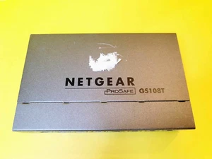 *UNTESTED* NETGEAR PROSAFE GS-108T V2 8 PORT GIGABIT ETHERNET SMART SWITCH UNIT - Picture 1 of 5