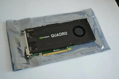 NEW NVIDIA QUADRO K4000 3GB GDDR5 PROFESSIONAL CAD GRAPHICS CARD HP - Image 1 of 2