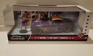 Jada DC Comics Bombshells Batgirl and 1957 Chevy Corvette 1:24 Metals Diecast - Picture 1 of 6