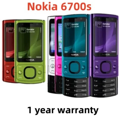 Original NOKIA 6700s Slide Phone 5.0MP MP3 Bluetooth Java 5.0MP Unlocked phone - Image 1 of 4