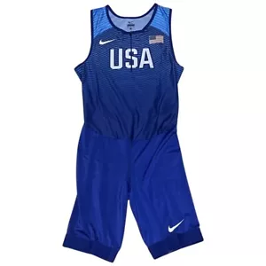 Nike TEAM ISSUED USA Olympics Pro Elite Speedsuit Track Made In USA 898156-xxx - Picture 1 of 8