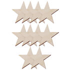 Holiday Diy Supplies: 100 Wooden Star Cutouts For Xmas Decor