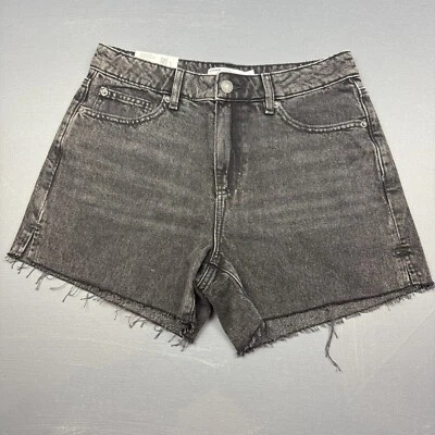 Pantalones Cortos de Denim Garage Para Mujer 7 28w Negros De Colección Corte Alto Dobladillo Deshilachado Nuevos con Etiquetas Foto 1 de 4