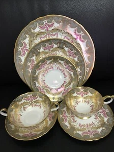 ¡Raro! Auténtico Aynsley England 7989 “John” 7 piezas. ¡Como nuevo! - Imagen 1 de 10