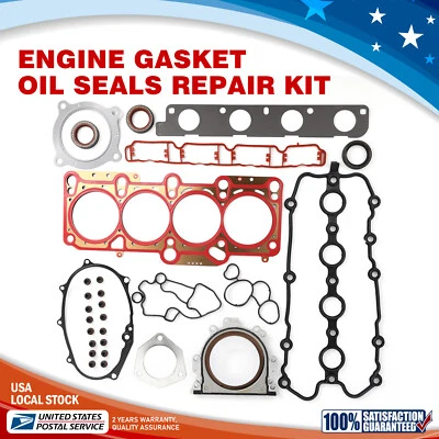 Engine Gasket Oil Seals Kit Repair Kit Fit For 2007-2013 SEAT Leon Cupra R USA - Image 1 of 4
