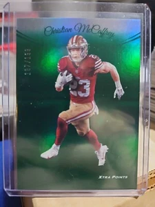 2024 Panini Prestige Green Premium Xtra Points Christian McCaffrey Card - Picture 1 of 2