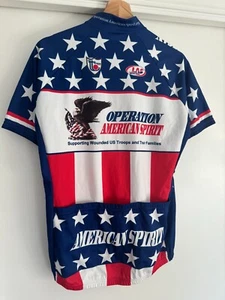 SMS Santini Operation American Spirit Trikot Flagge Herren Radfahren Bike Made in Italy - Bild 1 von 2