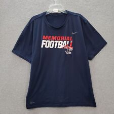 Pacific Tigers Men T-Shirt 3XL Navy Memorial Football Dri-Fit Swoosh Logo Nike
