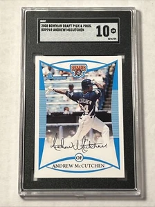 2008 Bowman Draft Picks & Prospects #BDPP69 Andrew McCutchen SGC 10 - Picture 1 of 2
