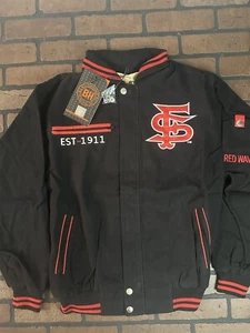Chaqueta con tocado Big Boy FRESNO STATE UNIVERSITY ~ Nunca usada ~ M XL 2XL - Imagen 1 de 9