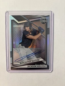 2022 Panini Elite Extra Edition Jackson Holliday Auto #1 SP On Card RC - WC - Picture 1 of 2