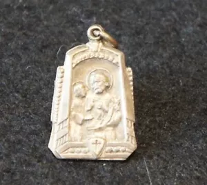 Ciondolo Ciondolo Vintage San Giuseppe Prega per Noi in buone condizioni! - Foto 1 di 2