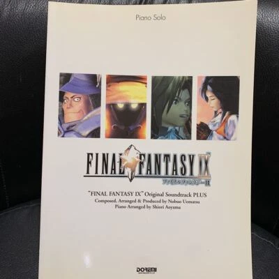 Libro de partituras Final Fantasy IX/Banda sonora original más piano solo Japón Foto 1 de 4