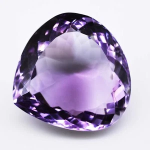46.80 Ct Natural Purple Amethyst Certified Unheated Loose Gemstone, Brazil - Picture 1 of 5