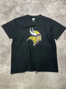 Vintage NFL Minnesota Vikings Dalvin Cook #33 T-Shirt XL Fanatics Pro Line Black - Picture 1 of 6