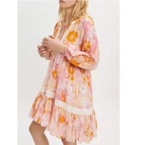 Maje Women's Dress Size 36 FR Smock Dress Silk Blend MFPRO02510 - Picture 1 of 11