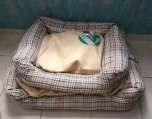 Hunde Kissen,Körbchen,Ruheplatz,English   Style,60cm,Karlie,braun karriert, - Bild 1 von 6