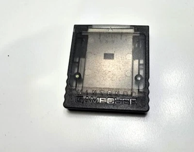 Transparent Nintendo Gamecube Clear Black Pokemon Colosseum 59 Block Memory Card - Image 1 of 2