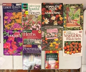 Gardening Books Lot Of 10. Flowers, Herbs, Vegetables, Perennials #391C - Picture 1 of 11