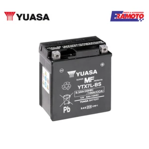 Yuasa YTX7L-BS Activated Battery for PIAGGIO Fly 50 Liberty 125 150 12-18 - Picture 1 of 6