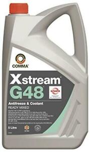 Comma Xstream G48 Green Antifreeze / Coolant Ready Mixed XSG48M5L - 5 Litres