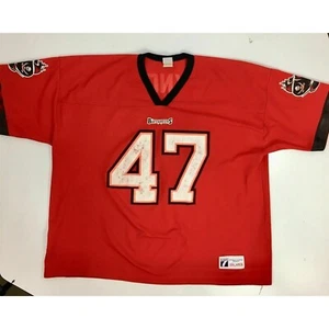 Vtg 80's Logo 7 NFL Tampa Bay Buccaneers John LYNCH THROWBACK Football Jersey 2X - Picture 1 of 7