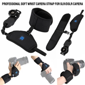 Hand Grip Wrist Neopren Strap For Canon EOS, Nikon, Sony, Pentax DSLR SLR camera - Picture 1 of 13