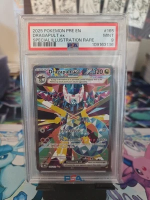 Dragapult EX 165/131 Prismatic Evolutions Holo Special Illustration Rare PSA 9 - Image 1 of 2