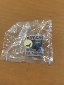 NACM 1999 Howl At The Moon 1.25” LAPEL PIN NEW UNOPENED SEALED FREE SHIPPING - Picture 1 of 4