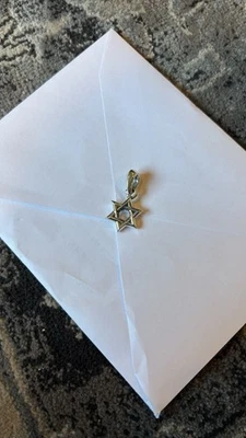Подвеска серебро 925 б/у Chrome Hearts звезда Давида - Изображение 1 из 4