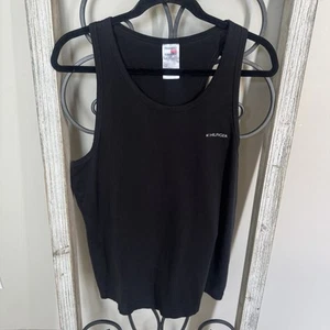 Camiseta sin mangas Tommy Hilfiger de algodón negra para hombre también con logotipo talla grande - Imagen 1 de 10