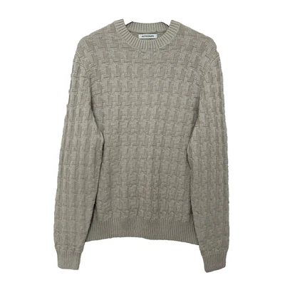Autograph Beige Textured Merino Wool Jumper Large - Image 1 of 4