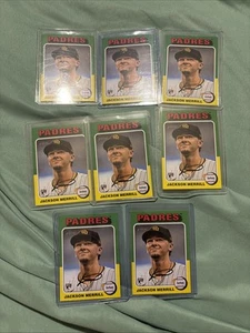 2024 Topps Heritage High Number-#689 Jackson Merrill (RC) Lot (8) - Picture 1 of 2